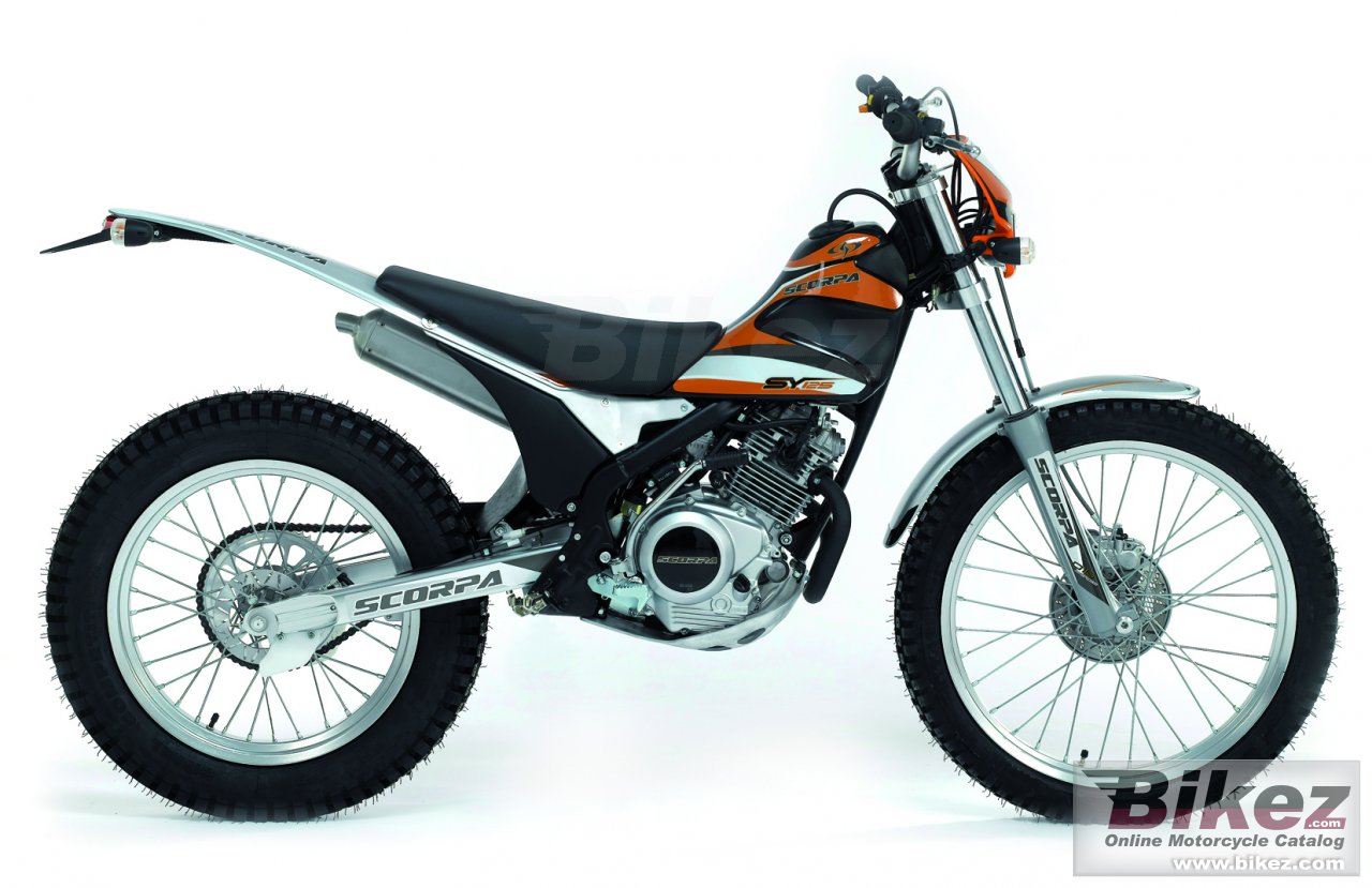 Big Scorpa sy-125fr long ride picture and wallpaper from Bikez.com